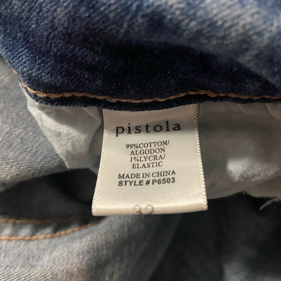 Revolve Pistola Tory Ankle Zip Distressed Skinny Jean - Picture 11 of 11